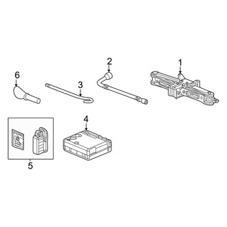 Acura OE - Rear Body & Floor - Jack & Components