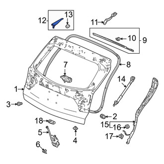 Acura OE - Rear Left Liftgate Hinge Cover