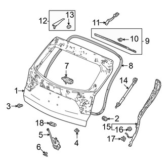 Acura OE - Lift Gate - Gate & Hardware