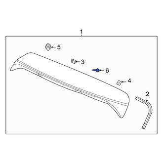 Acura OE - Spoiler Screw
