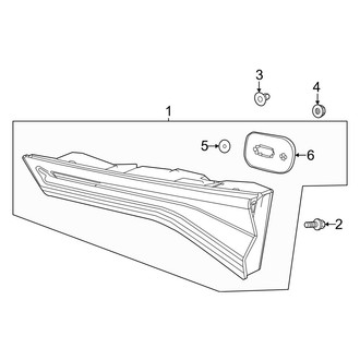 Acura OE - Rear Lamps - Backup Lamps