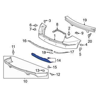 Acura OE - Rear Valance Panel