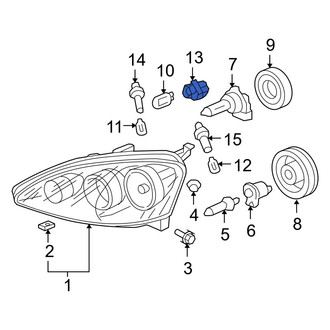 Acura OE - Front Parking Light Bulb Socket