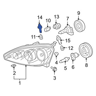 Acura OE - Front Side Marker Light Socket
