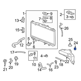 Acura OE - Engine Coolant Reservoir Grommet