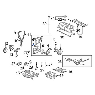 Acura OE - Engine Timing Cover Gasket