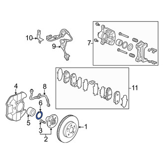 Acura OE - Rear Wheel Bearing Snap Ring