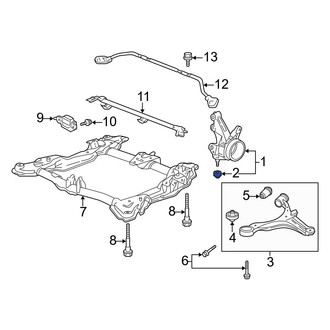 Acura OE - Front Suspension Ball Joint Boot