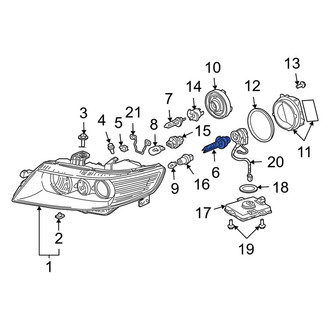 Acura OE - Front Headlight Bulb