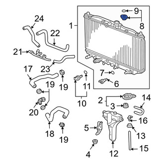 Acura OE - Radiator Cap