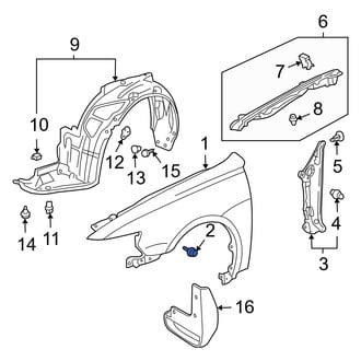 Acura OE - Bumper Cover Bolt