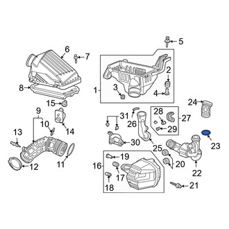Acura OE - Engine Air Duct Clamp