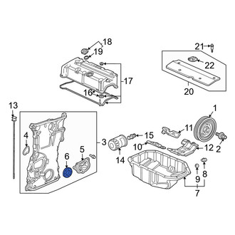 Acura OE - Front Engine Crankshaft Seal