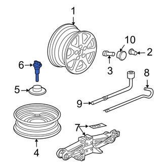 Acura OE - Spare Tire Bolt