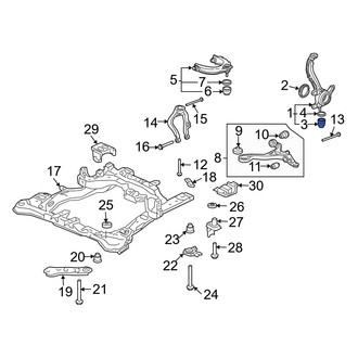 Acura OE - Front Suspension Ball Joint Boot