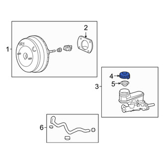 Acura OE - Brake Master Cylinder Reservoir Cap