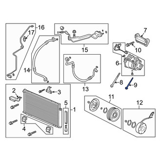 Acura OE - A/C Compressor Bolt