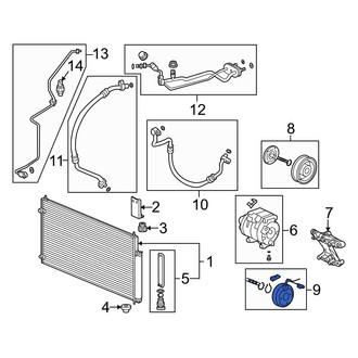 Acura OE - A/C Compressor Clutch Coil