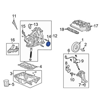 Acura OE - Front Engine Crankshaft Seal