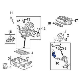 Acura OE - Engine Oil Filter Adapter Gasket