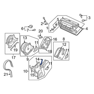 Acura OE - Engine Timing Cover Gasket