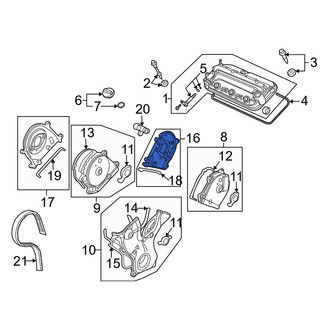 Acura OE - Left Upper Engine Timing Cover
