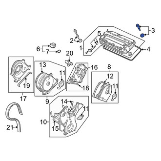 Acura OE - Inner Engine Valve Cover Bolt