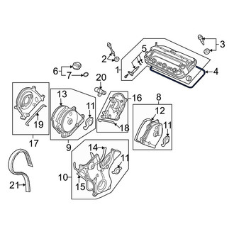 Acura OE - Left Engine Valve Cover Gasket