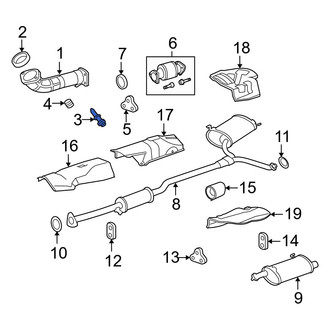 Acura OE - Front Exhaust Bolt