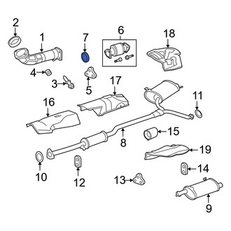 Acura OE - Front Exhaust Pipe Flange Gasket