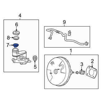 Acura OE - Brake Master Cylinder Reservoir Strainer