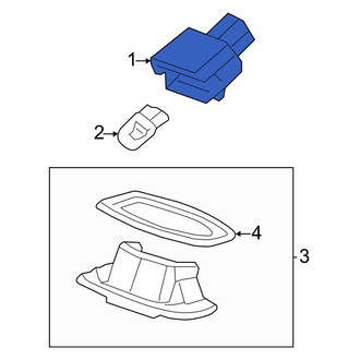 Acura OE - Rear License Plate Light Socket