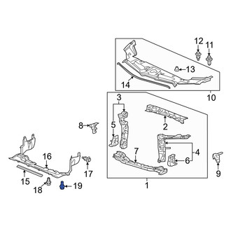 Acura OE - Bumper Cover Bolt