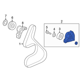 Acura OE - Accessory Drive Belt Tensioner Assembly