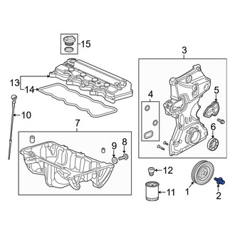 Acura OE - Engine Crankshaft Pulley Bolt