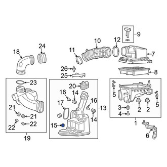 Acura OE - Engine Air Intake Resonator Insulator