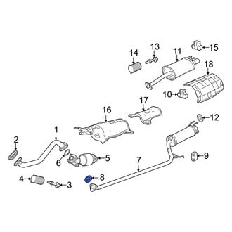 Acura OE - Center Exhaust Muffler Gasket