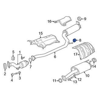 Acura OE - Rear Left Exhaust System Hanger