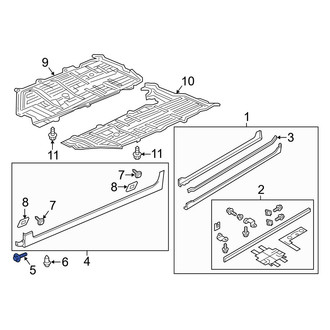 Acura OE - Mud Flap Screw