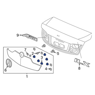 Acura OE - Liftgate Finish Panel Clip