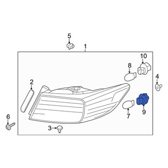 Acura OE - Front Parking Light Bulb Socket