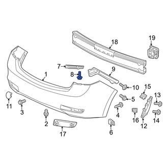 Acura OE - Bumper Cover Bolt