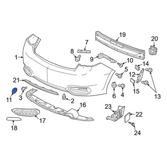 Acura OE - Rear Tow Eye Cap