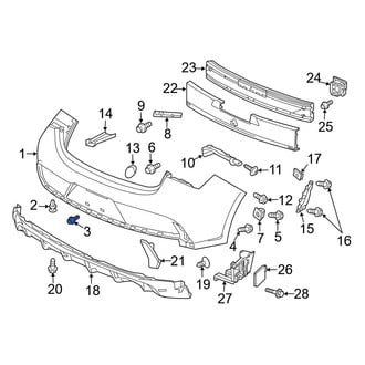 Acura OE - Door Glass Bolt