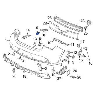 Acura OE - Bumper Cover Bolt