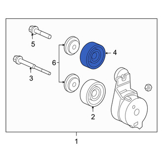Acura OE - Accessory Drive Belt Tensioner Pulley