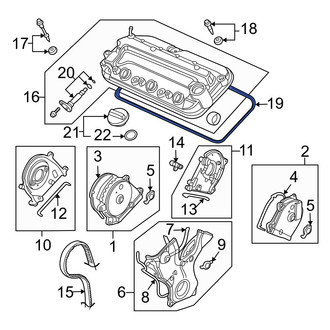 Acura OE - Engine Valve Cover Gasket