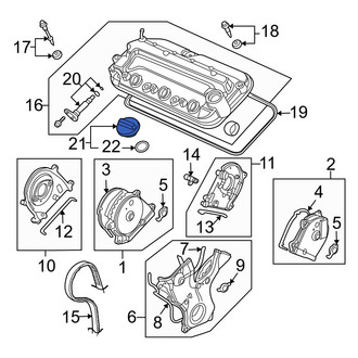 Acura OE - Engine Oil Filler Cap