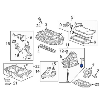 Acura OE - Front Engine Crankshaft Seal