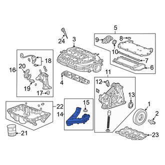 Acura OE - Engine Oil Pump Pickup Tube and Screen